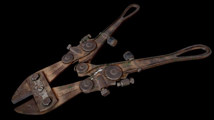 old Bolt Cutter 3D Model