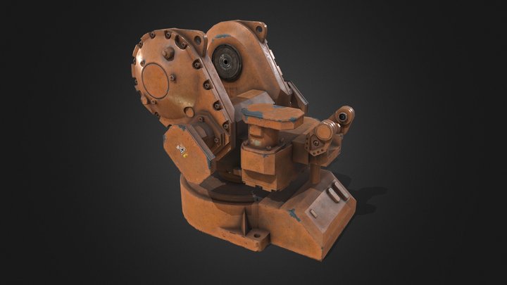 Industrial robot base 3D Model