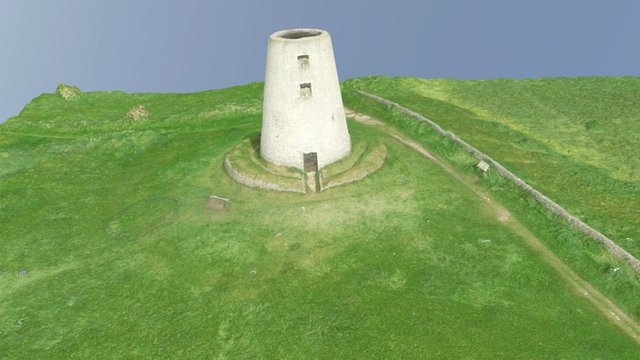 Cleadon Hills Windmill 3D Model