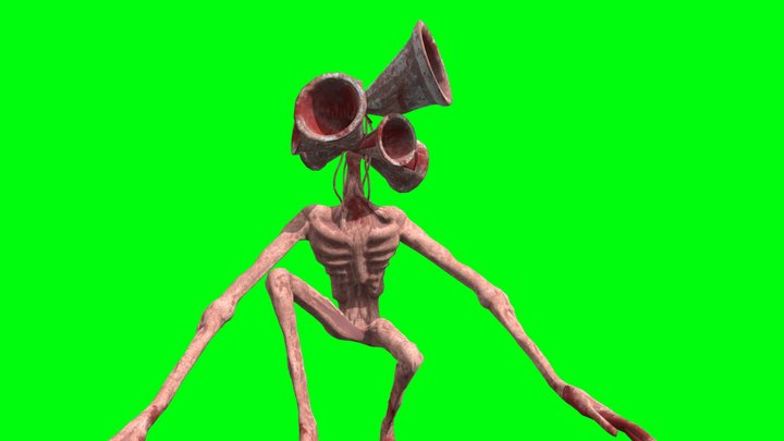 Upgraded siren head 3D Model