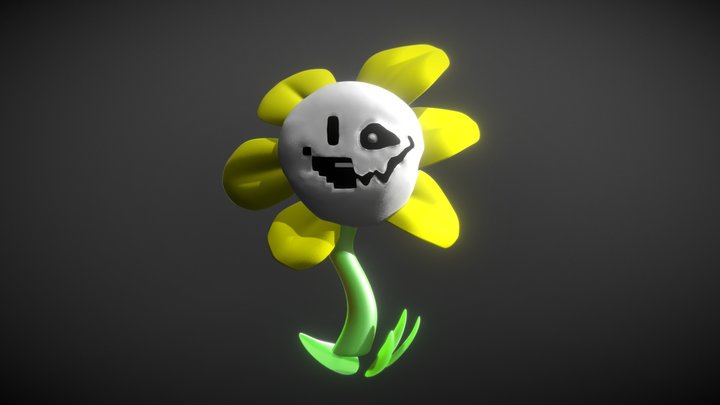 Flowey 3D Model