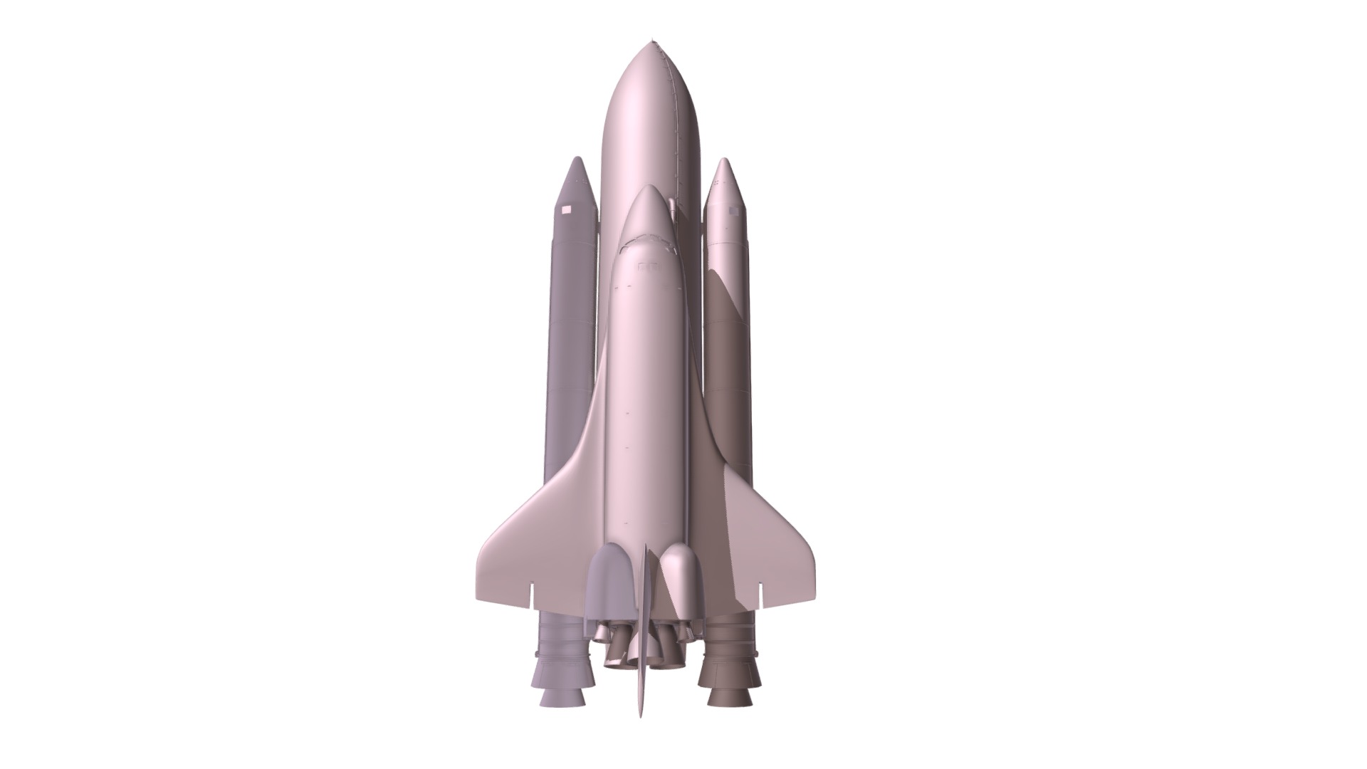 3D model Space Shuttle - This is a 3D model of the Space Shuttle. The 3D model is about a purple and black knife.