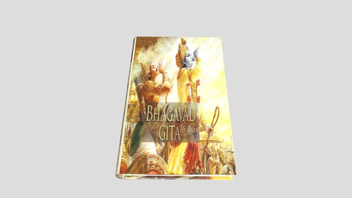 BhagavadGita book 3D Model