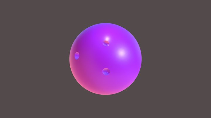 BOWLING BALL 3D Model