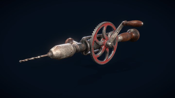Millers Falls Egg Beater Drill Nr 980 - DAE GAP 3D Model
