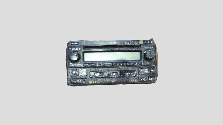 radio toyota hiace 3D Model