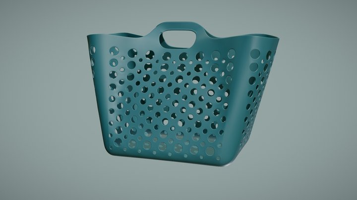 IKEA SLIBB Laundry Basket 3D Model