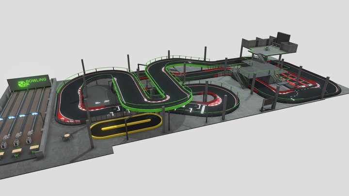 Zelenograd Trassa 3D Model