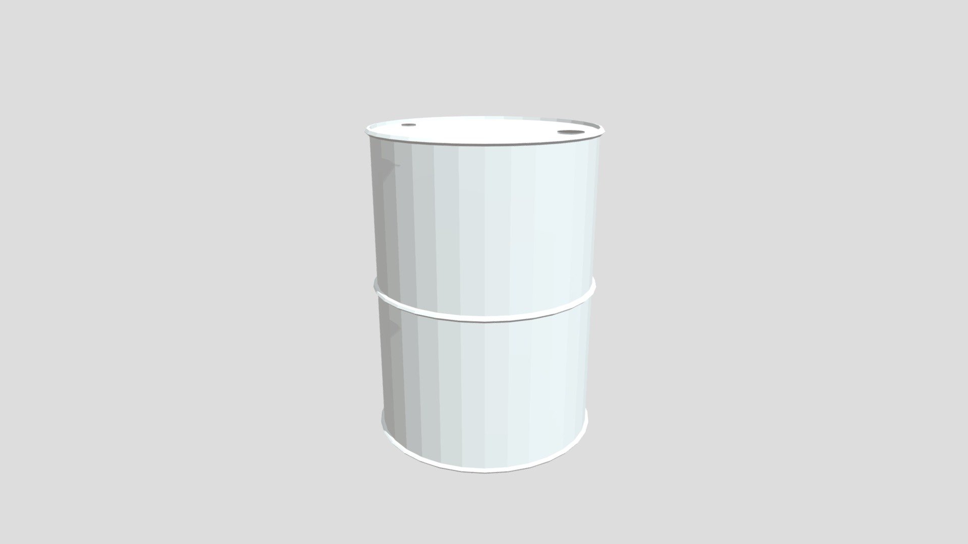 (Easy Edit) Metal Barrel