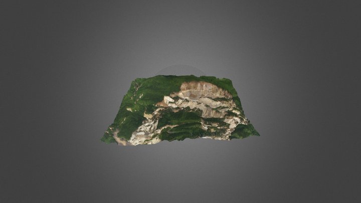 栗駒山麓ジオパーク（荒砥沢ダム） 3D Model