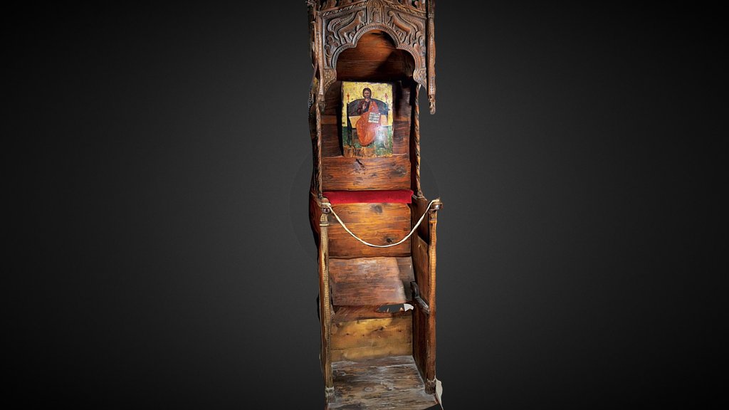 Bishop's Throne, St John Lampadistes, Cyprus, 3D model