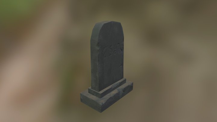 Tombstone 3D Model