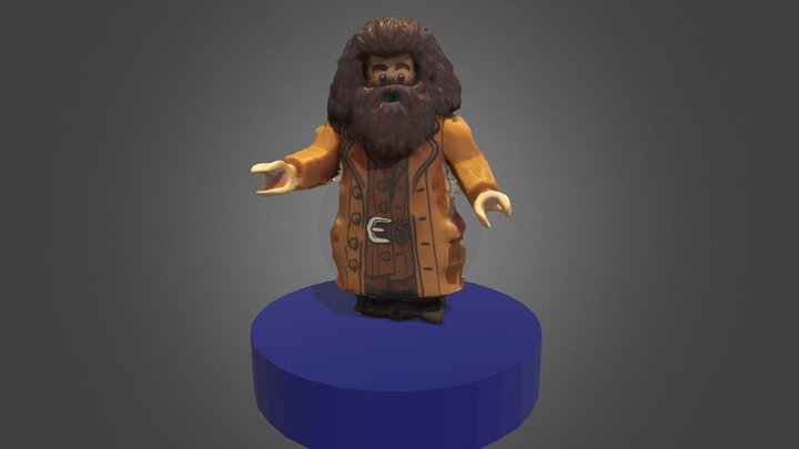 Hagrid Lego 3D Model