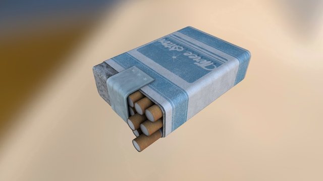 Cigarette Pack 3D Model