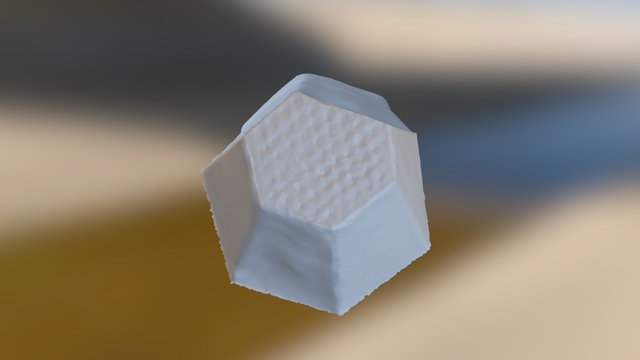 Hexagon on marked paper test 3D Model
