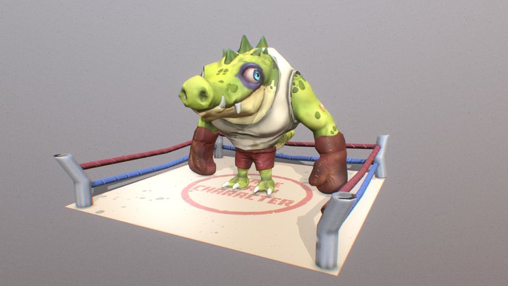 (Student Work) Low Poly Character 3D 3D Model