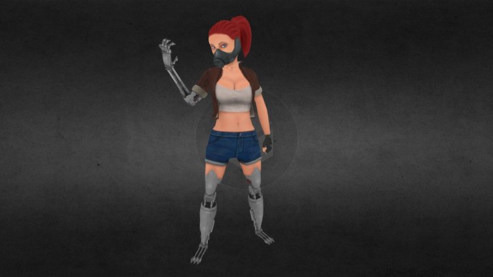Mecha_girl 3D Model