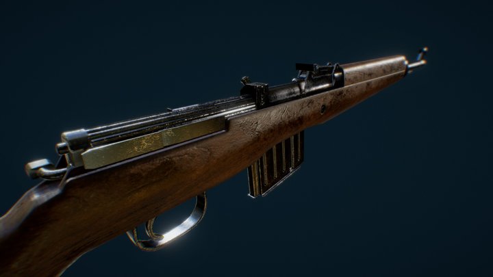 Walther Gewehr 43 3D Model