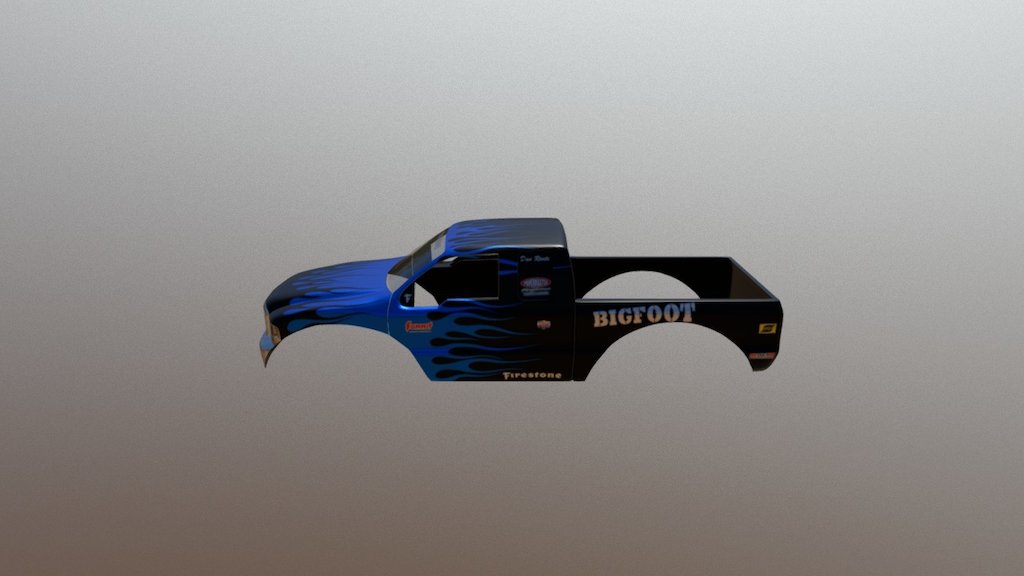 F350 Monster truck Body 3D model by DazRyan [87fb8dc] Sketchfab
