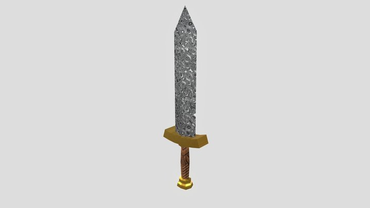 Espada Damasco 3D Model