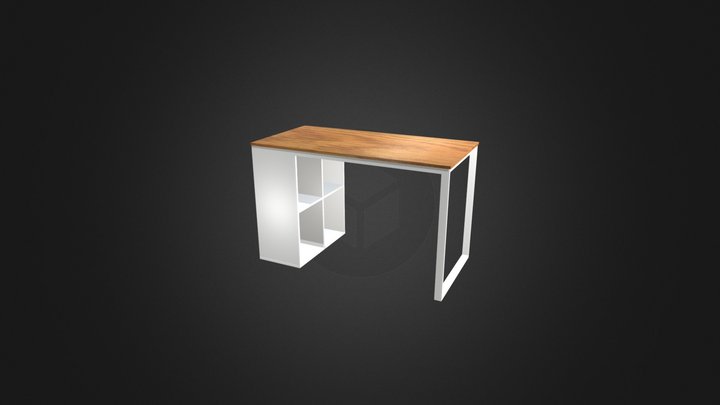 Basic Room Desk 3D Model