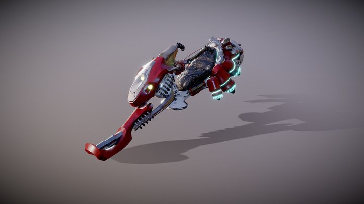 The June Bug (SciFi Motorcycle) 3D Model