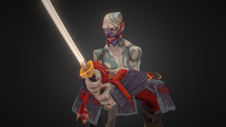 Von - Samurai - Diffuse Only 3D Model