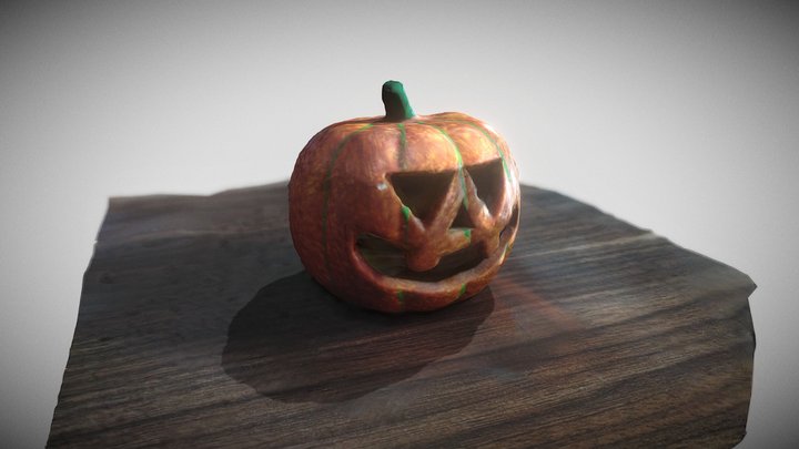 Halloween pumpkin (Candlestick) 🎃 3D Model