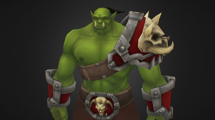 Hand-painted Orc 3D Model