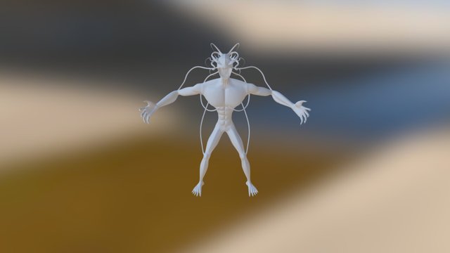 Trisolaran Alien [Body] 3D Model