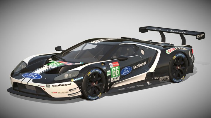 2019 Ford GT LM – Modelo 3D gratuito STL