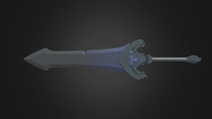 Stylized sword 3D Model