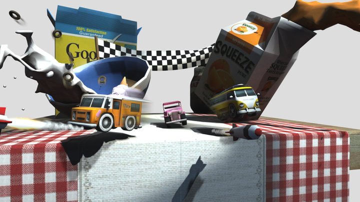 table top racing menu – Gratis 3D-model STL