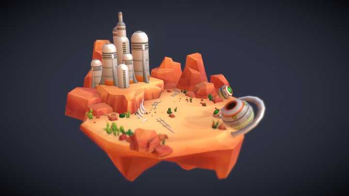 VIASS_Island_desert 3D Model