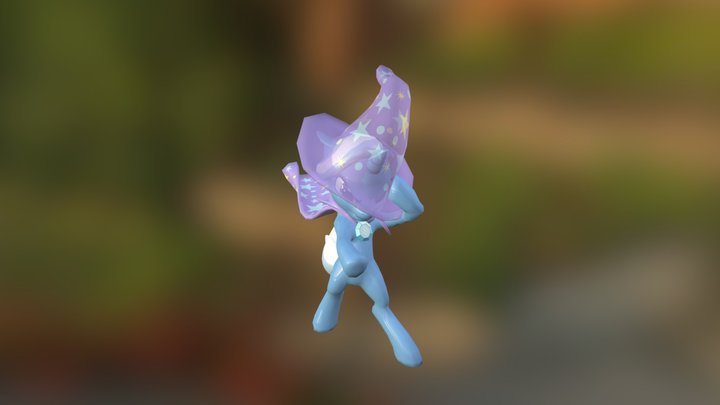 Trixie Posed 3D Model