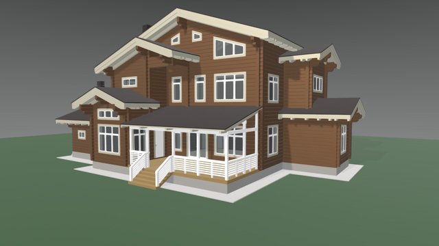 Модель дома Романа 3D Model