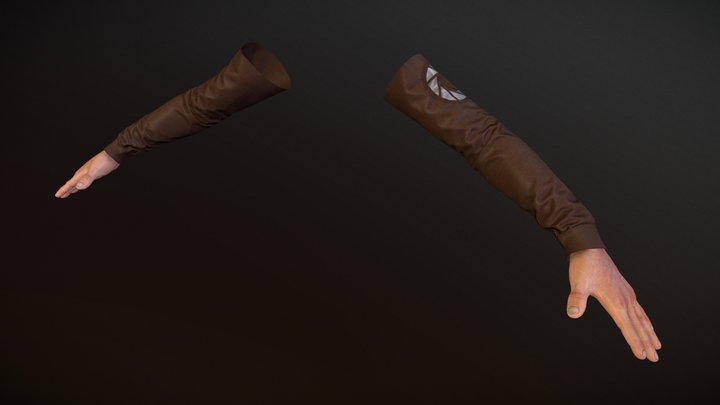 Borealis: The Last Man Standing - Jean's Hand 3D Model