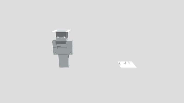 Minecraft Character Rig 3D Model