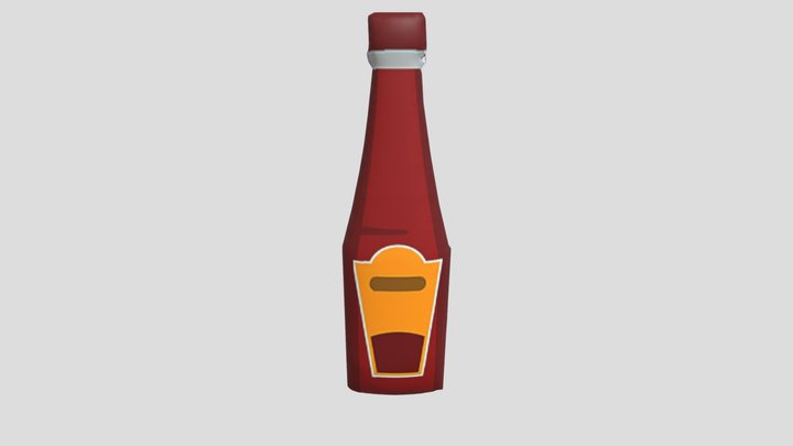Novia Sari_1902633_Botol Kecap 3D Model