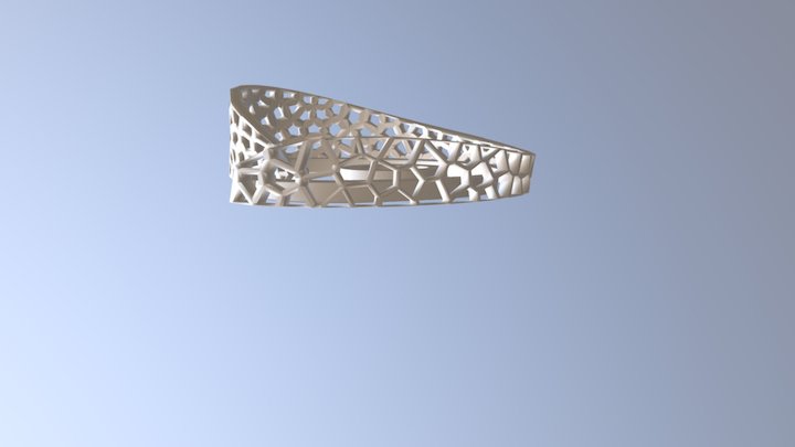 Pavilhão Com Voronoi2 3D Model