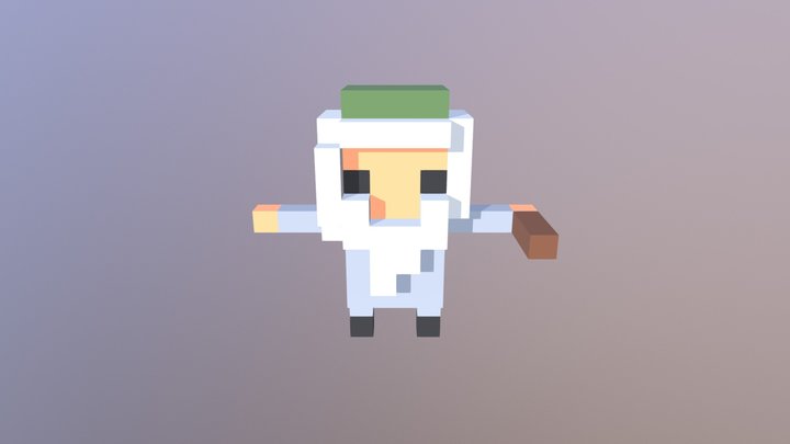 Low-Res 3D Albus Dumbledore 3D Model