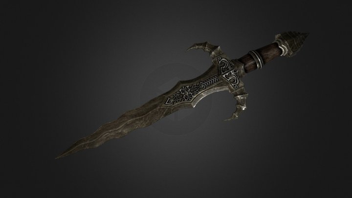 Necromancer's Dagger 3D Model
