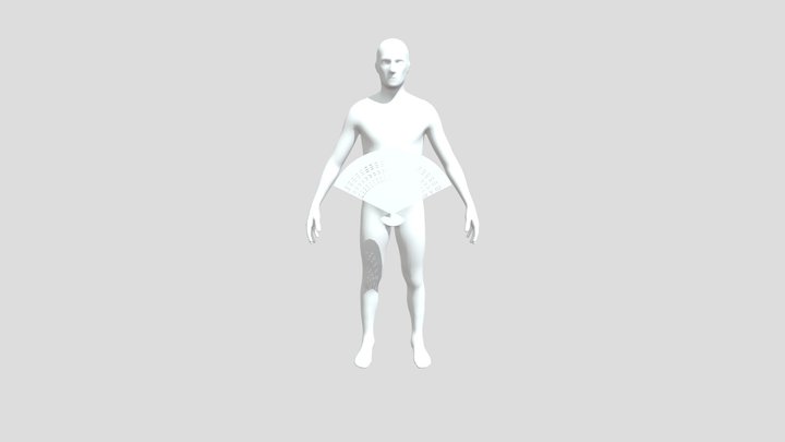 quat giay 3D Model