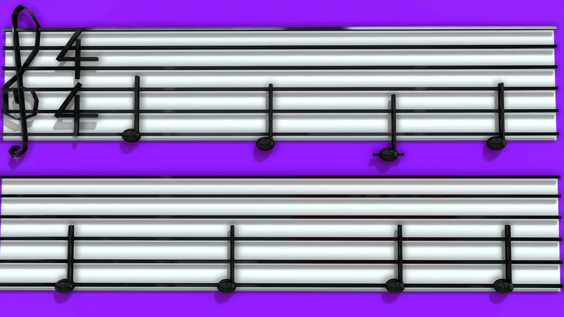 3D Piano Piece