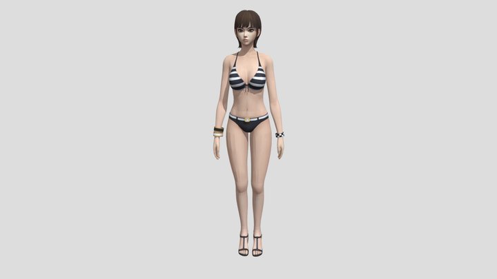 Sung-A Kim Glamourous Tan 3D Model