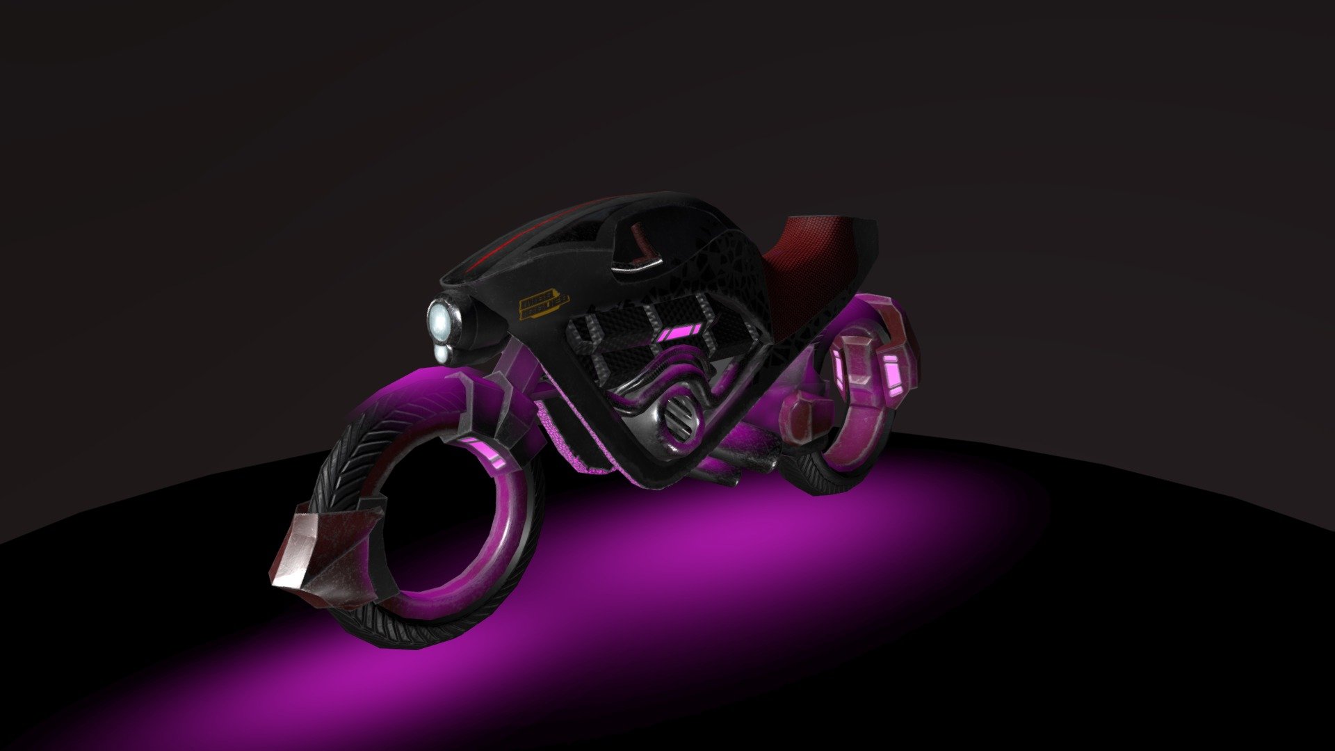 Nefarious Intentions (Futuristic Motorcycle)