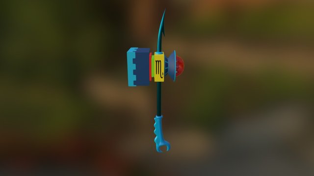 Pop-a-matic Vrillyhoo Hammer 3D Model