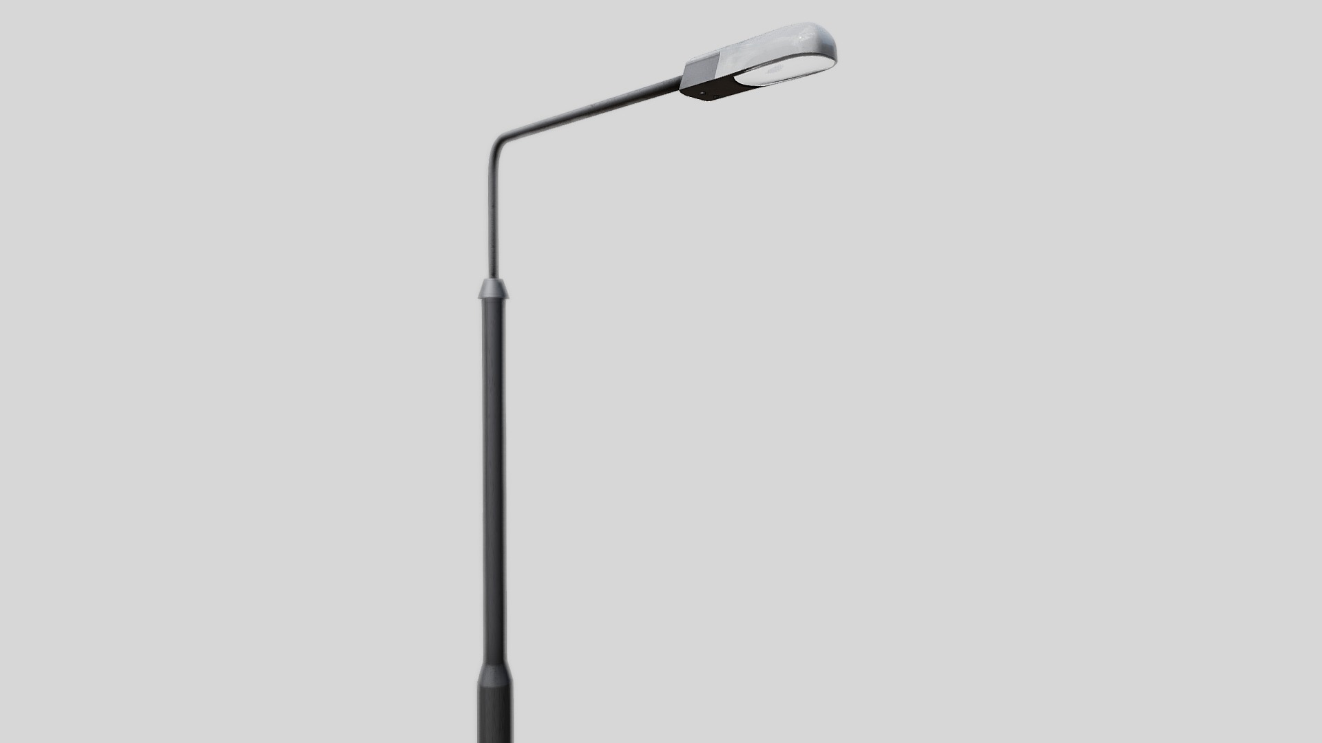 3D model Lamp Post 3 (street lights) - This is a 3D model of the Lamp Post 3 (street lights). The 3D model is about a lamp post with a white background.