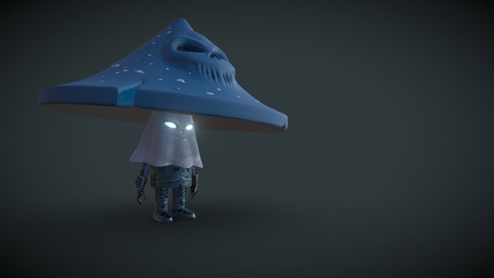 Frost mushroom knight 3D Model