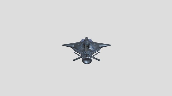 Space Ship 3D Model